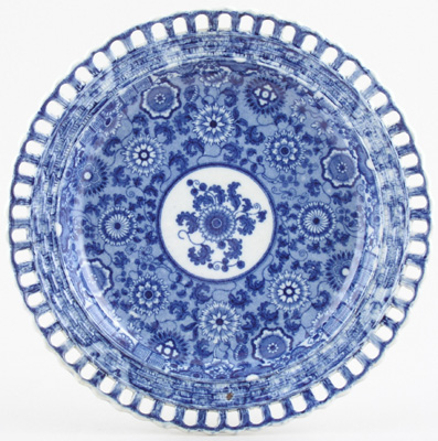 Plate pierced rim c1815